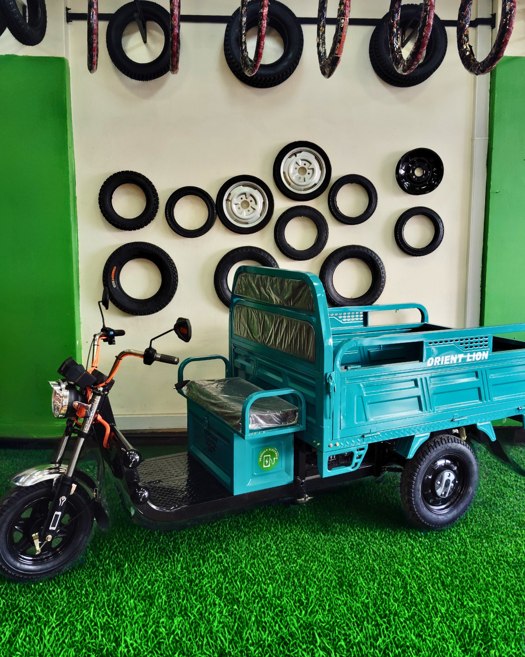 Triciclo de carga eléctrico capacidad 800kg