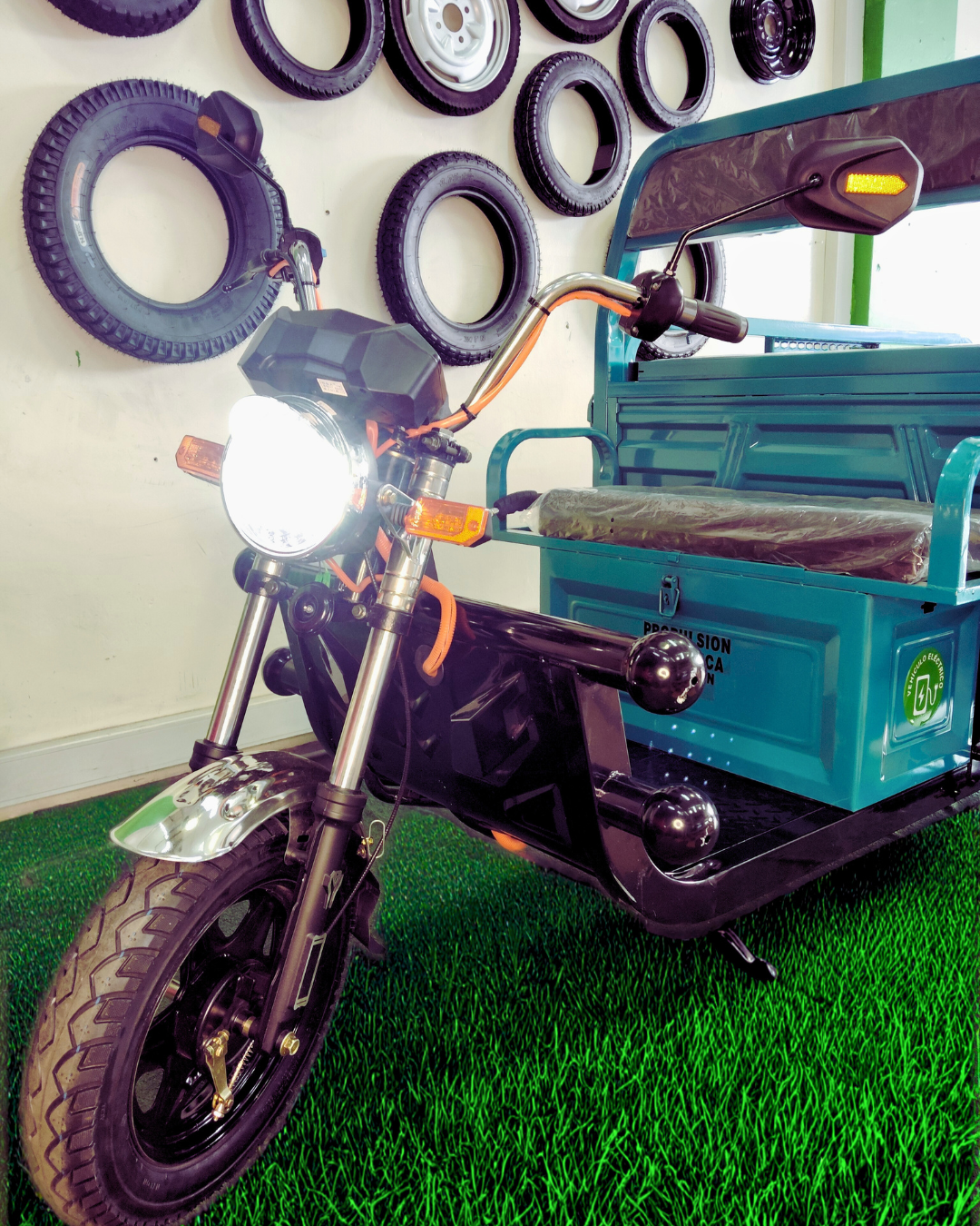 Triciclo de carga eléctrico capacidad 800kg