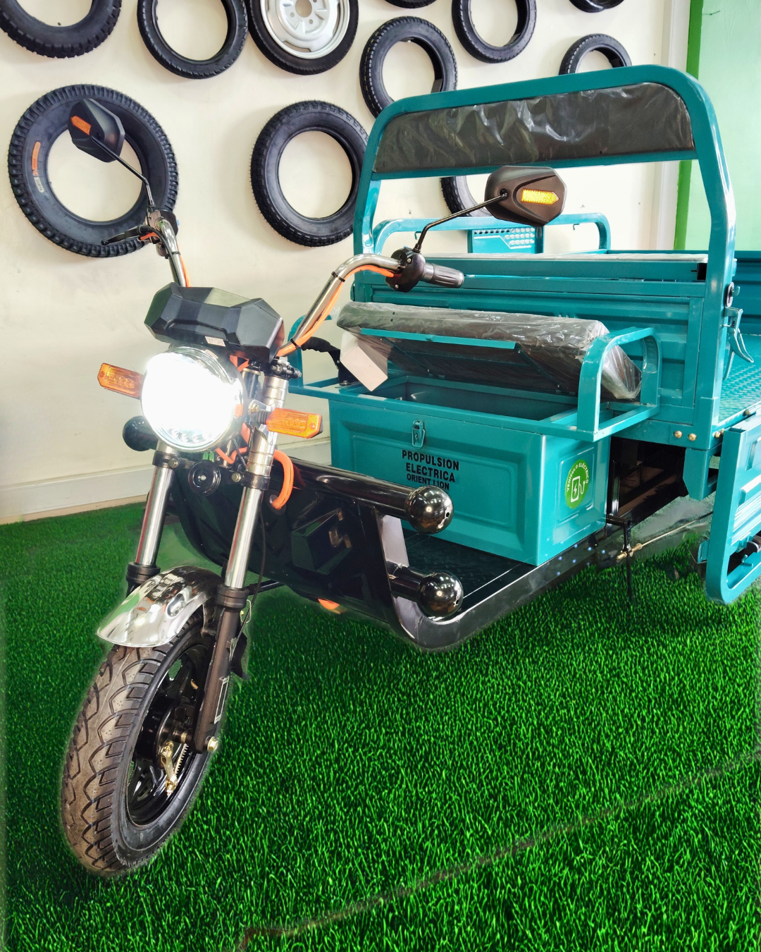 Triciclo de carga eléctrico capacidad 800kg